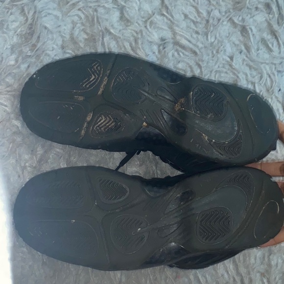 NIKE AIR FOAMPOSITE PRO BLACK SUEDE - Picture 2 of 3